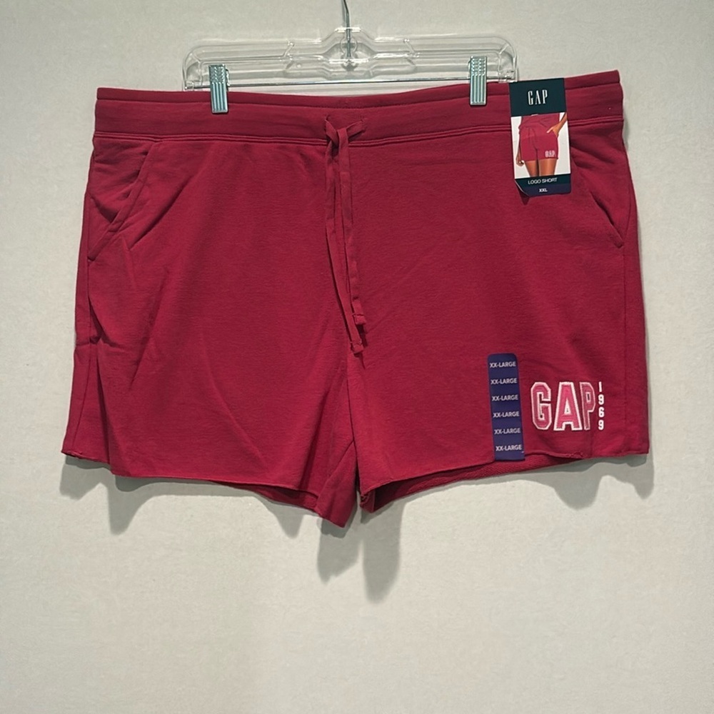 GAP - Women's Logo Short.  Athletic wear Sweat shorts. Pink, Size XXL. NWT, New. - Picture 2 of 15